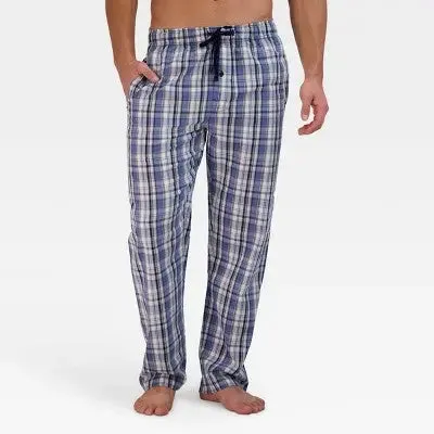 Hanes Premium Men's 2pk Plaid Pajama Set