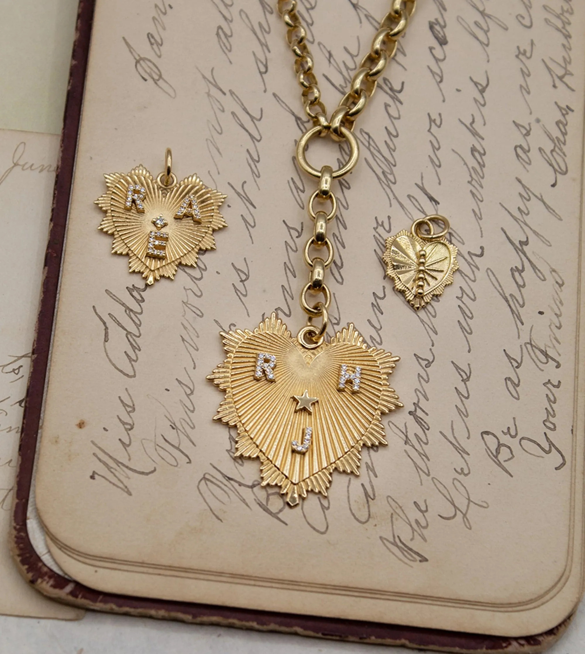 Heart - Love :  Miniature Medallion