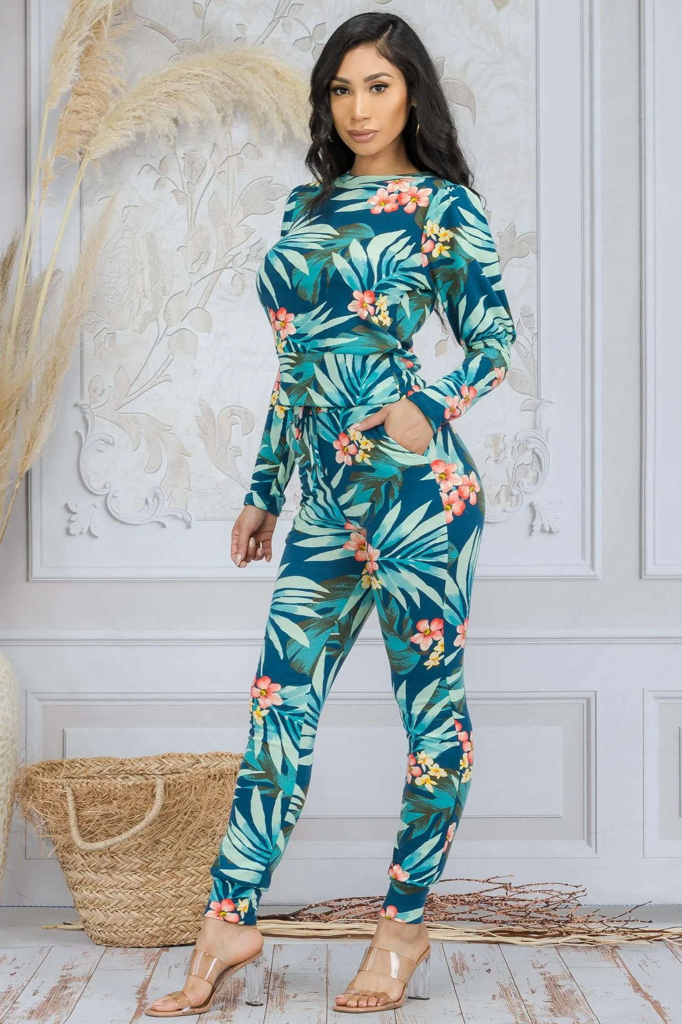 HH668X-AST - 2 PC TOP AND JOGGER SET