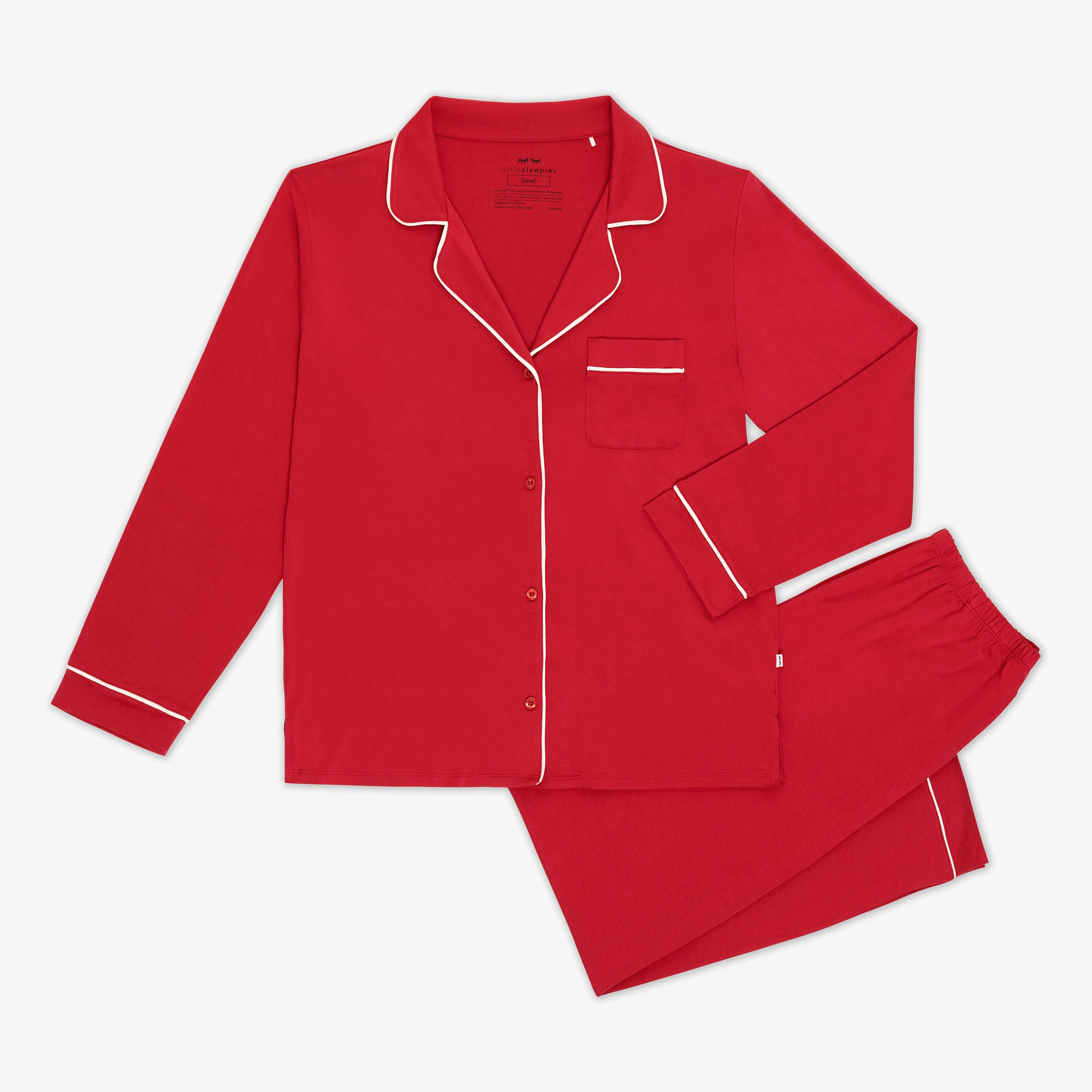 Holiday Red Women's Long Sleeve Pajama Set
