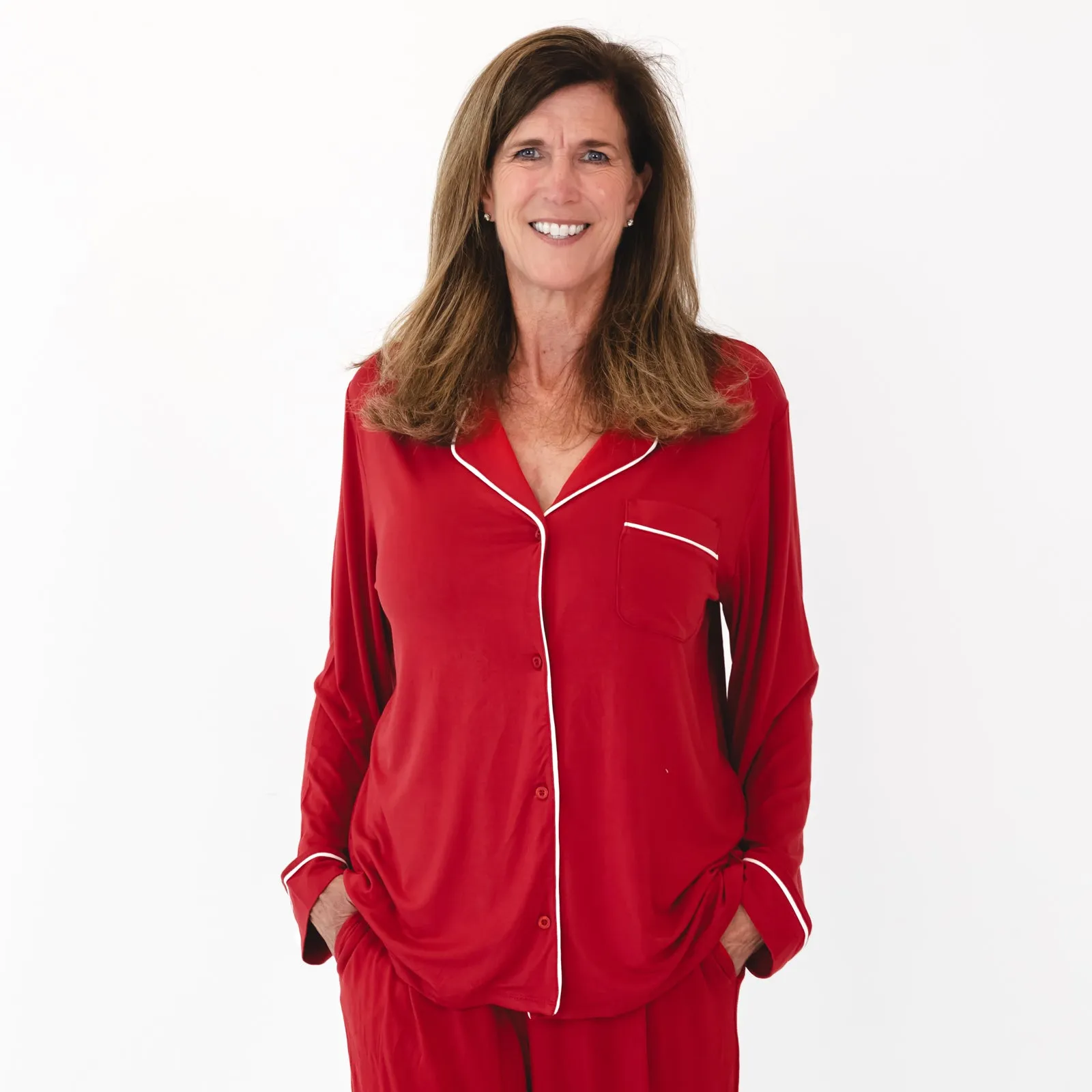 Holiday Red Women's Long Sleeve Pajama Set
