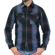 Hot Leathers FLM2012 Men's Long Sleeve The King Flannel Long Sleeve