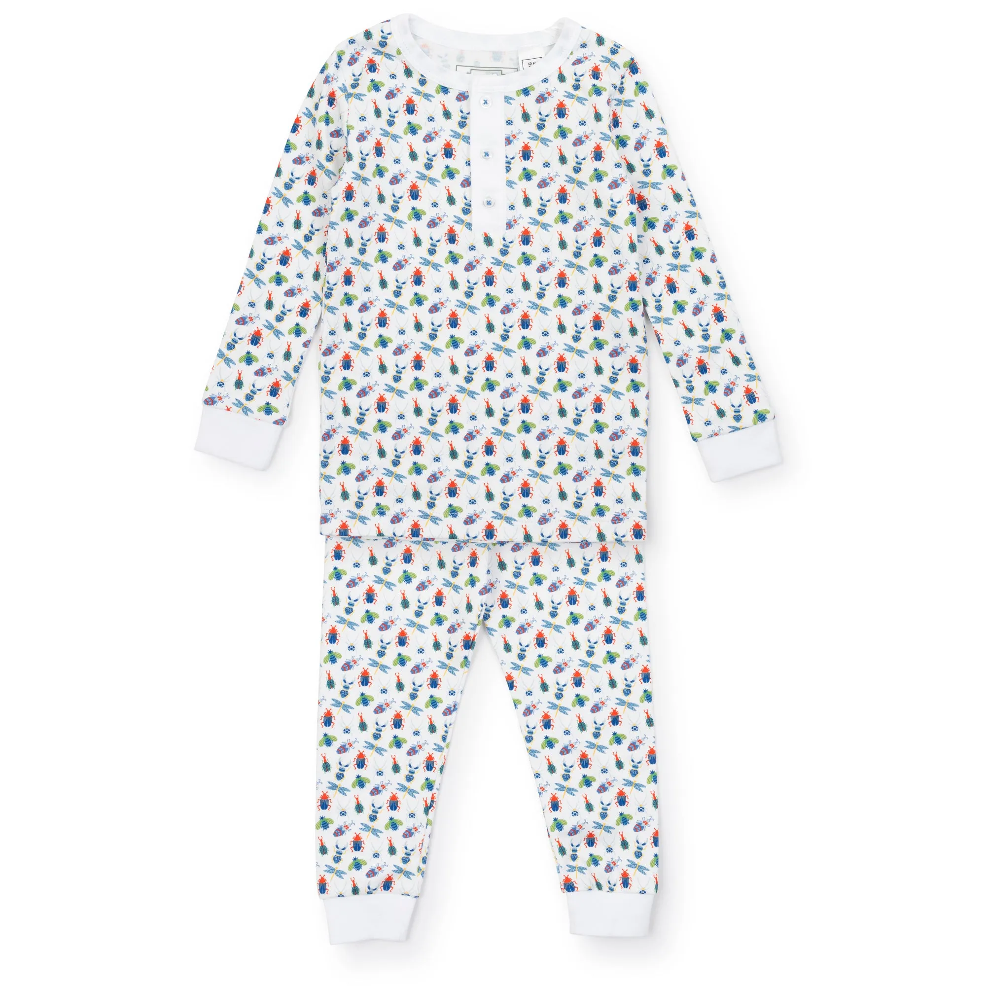 Jack Boys' Pima Cotton Pajama Set-- Busy Bugs