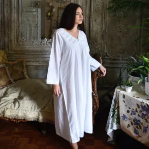 Janet White Cotton Nightdress