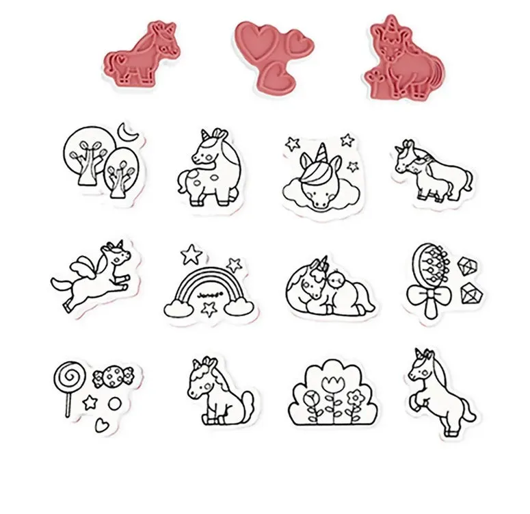 Janod Unicorn Stampino Set