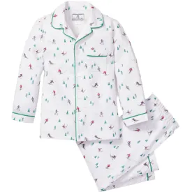 Kid's Flannel Pajama Set in Après Ski