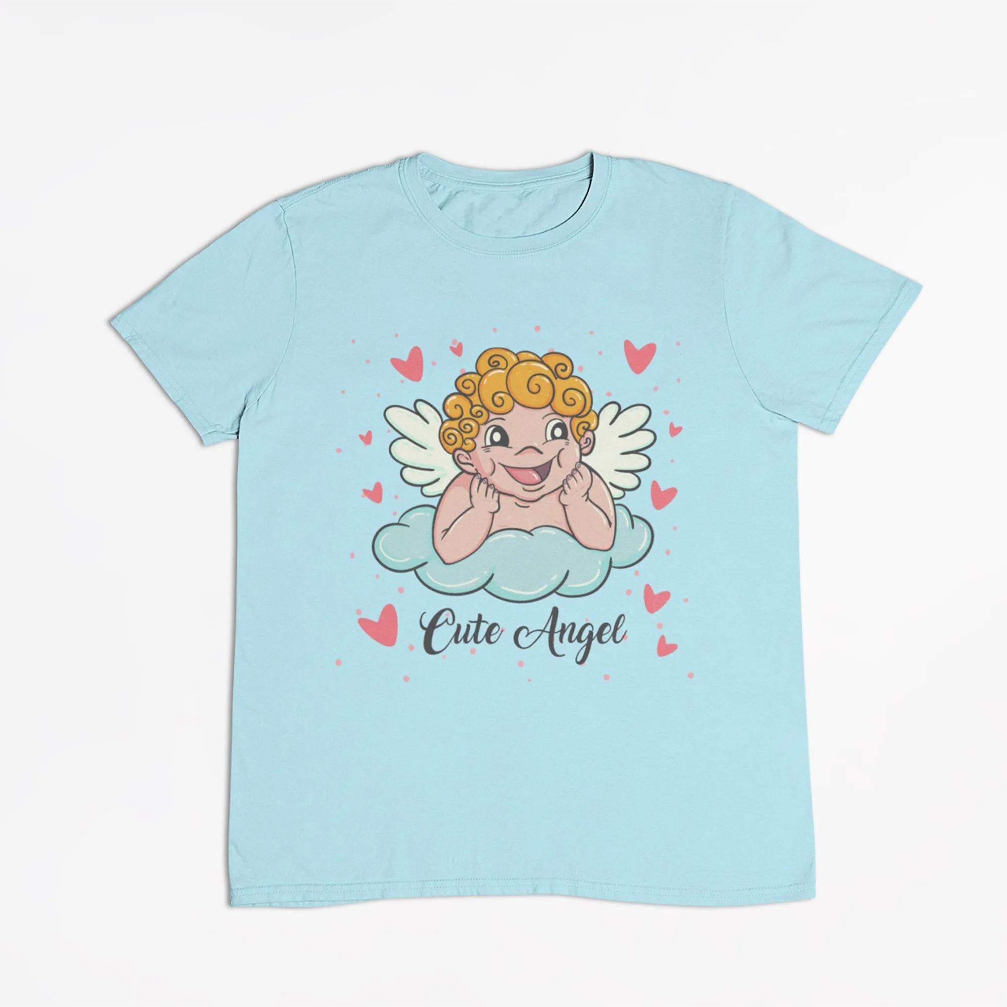 Kids Tee - 100% Cotton Cute Angel