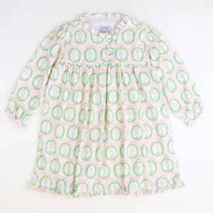 Knit Nightgown - Pink Nutcracker & Bows