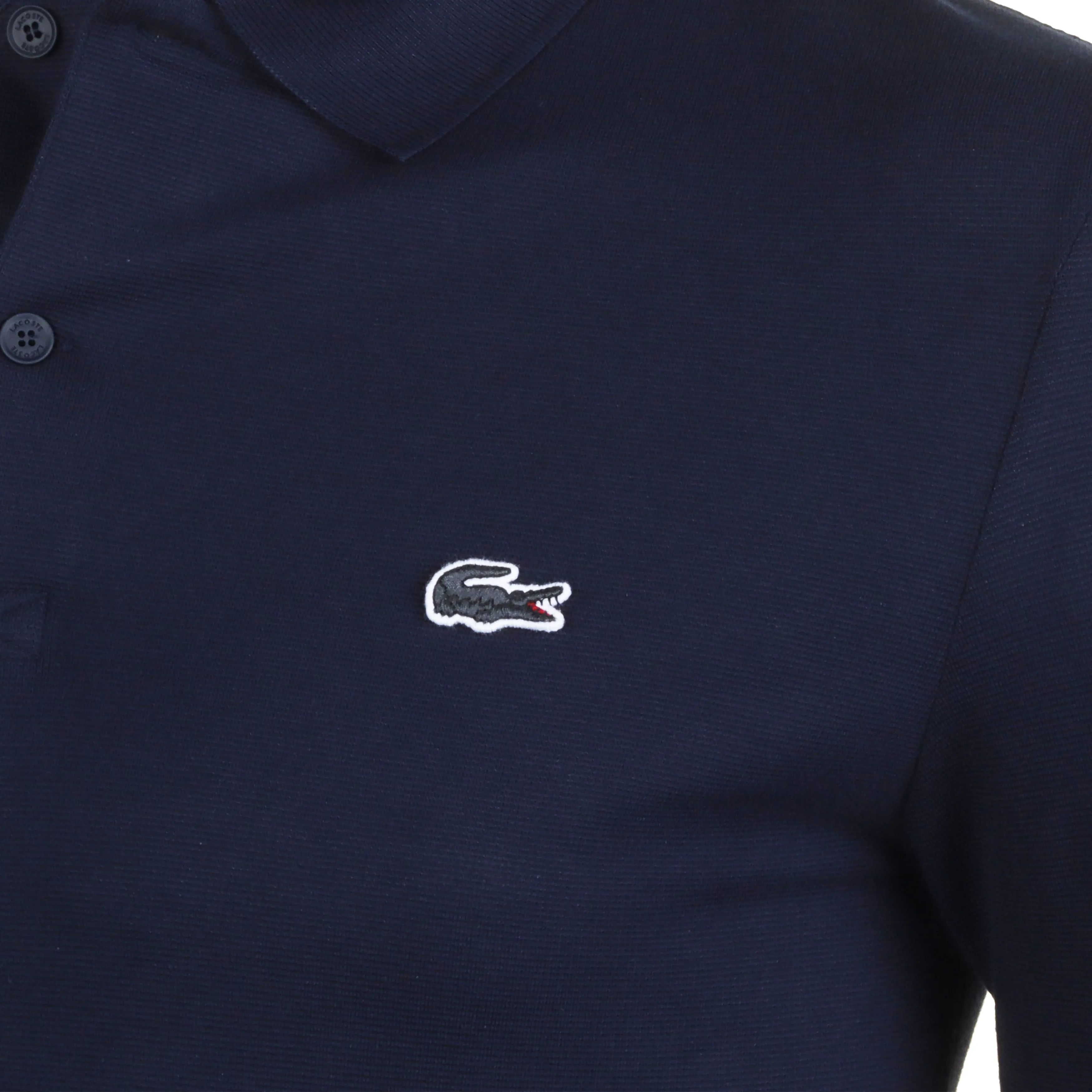 Lacoste Organic Cotton Stretch Long Sleeve Polo Shirt