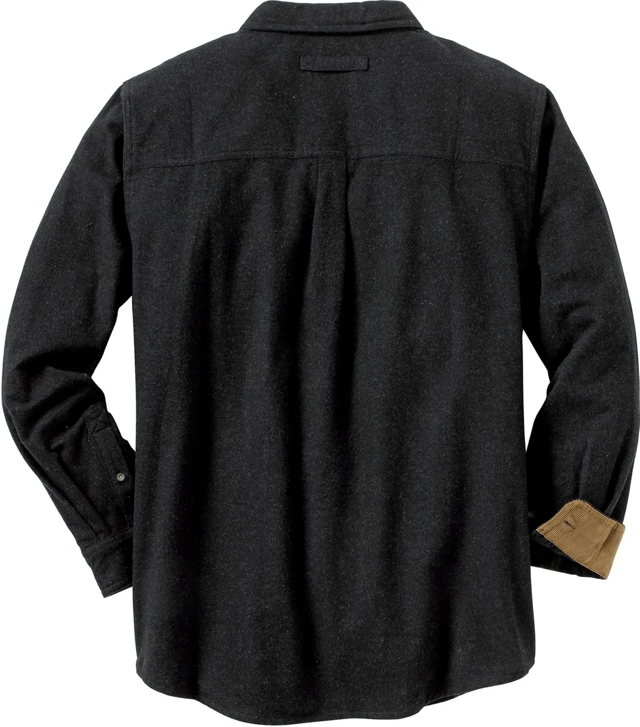 Legendary Whitetails Men's Buck Camp Flannel, Long Sleeve Plaid Button Down Casual Shirt, Corduroy Cuffs