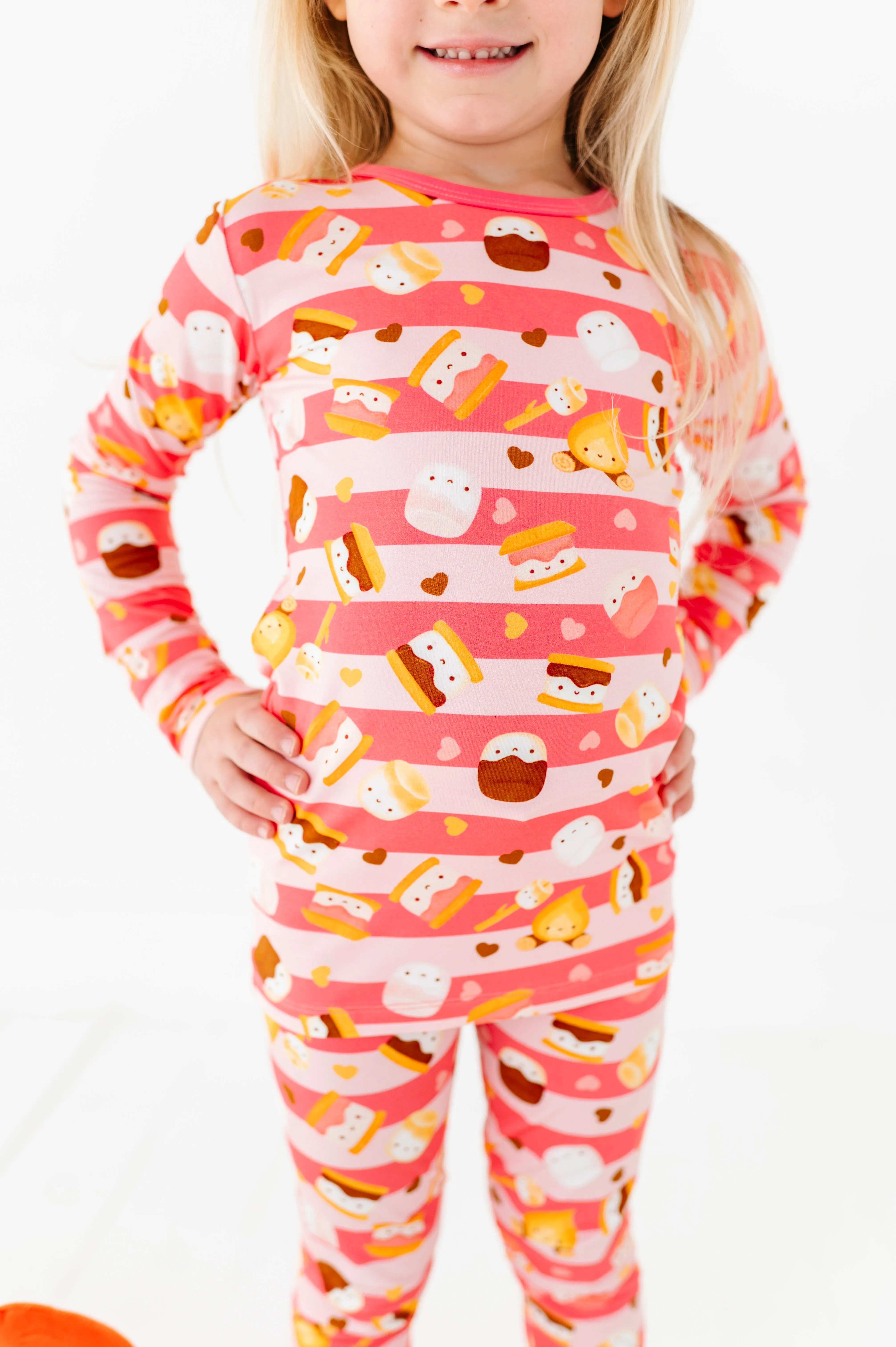 Macaron   Me Long Sleeve Toddler PJ Set - S’mores