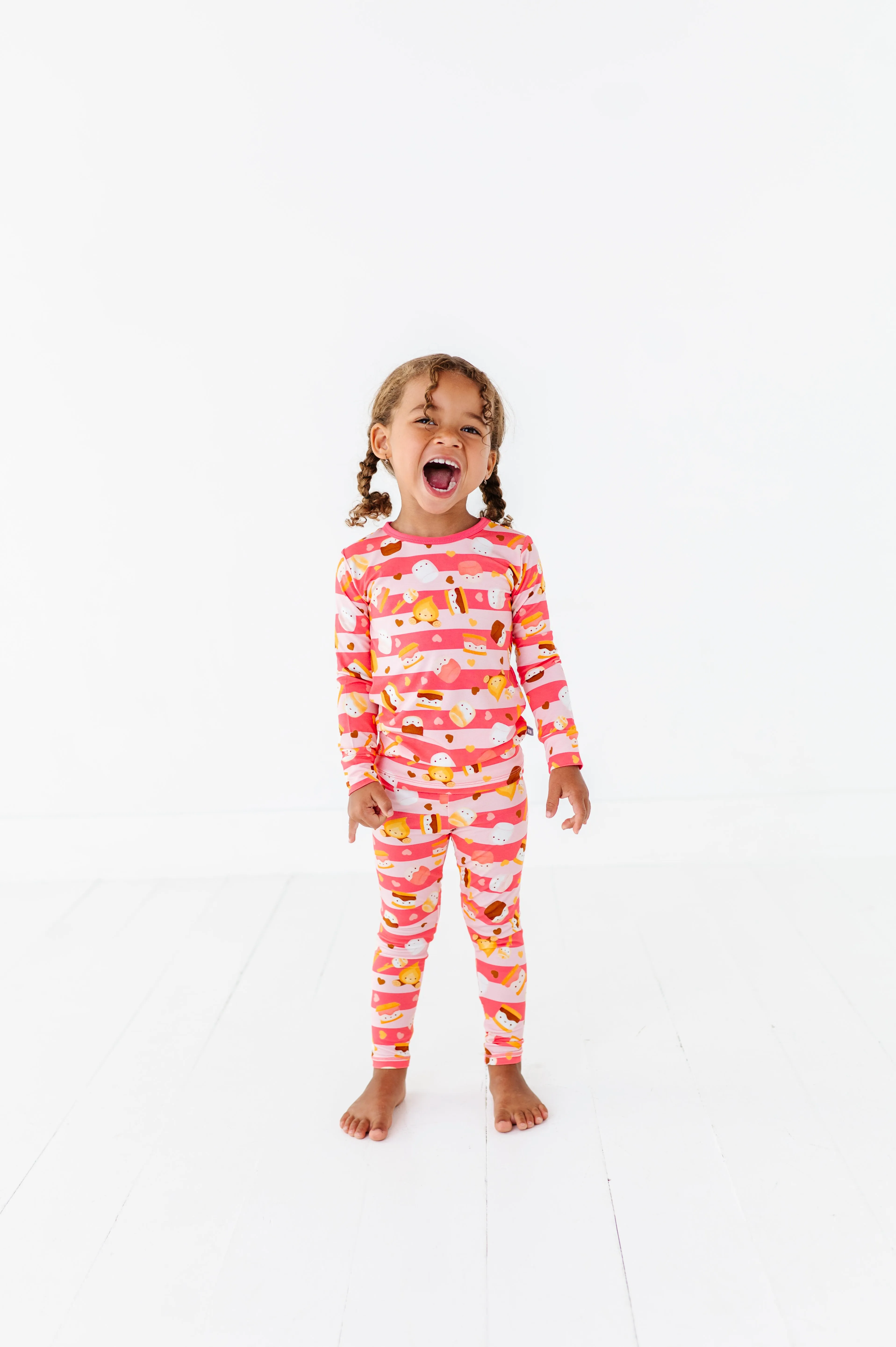 Macaron   Me Long Sleeve Toddler PJ Set - S’mores