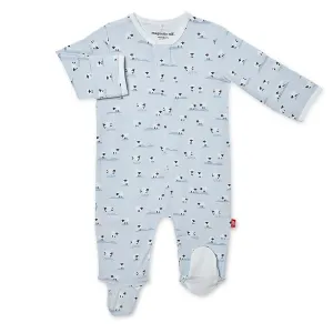 Magnetic Me Baa Baa Blue Modal Footie
