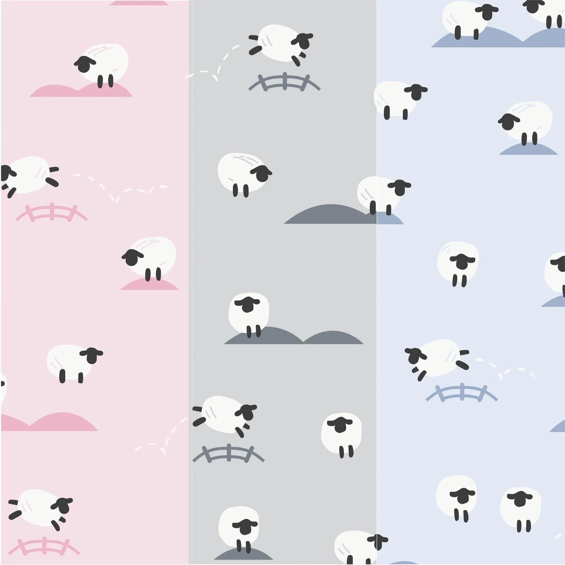Magnetic Me Baa Baa Blue Modal Footie