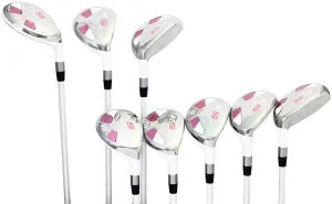 Majek White Pearl Women's Golf All True Hybrid Set 4-SW All Lady Flex Utility Clubs