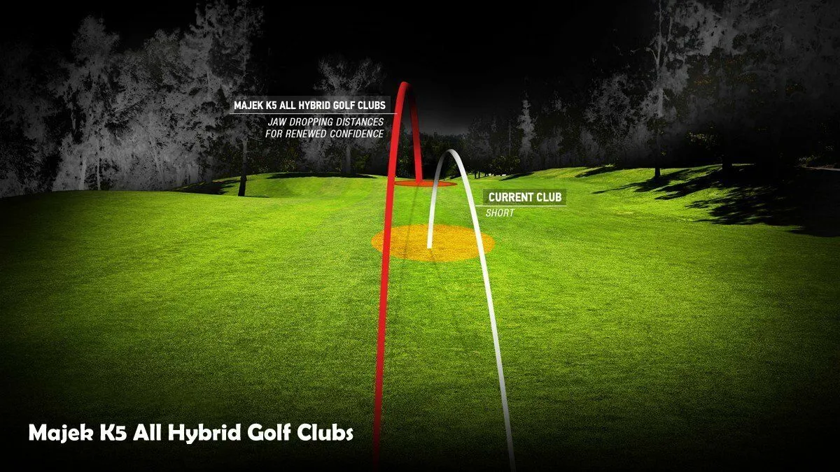 Men  2" > Standard Length Majek Hybrid Sets & Individual - Graphite Regular Flex