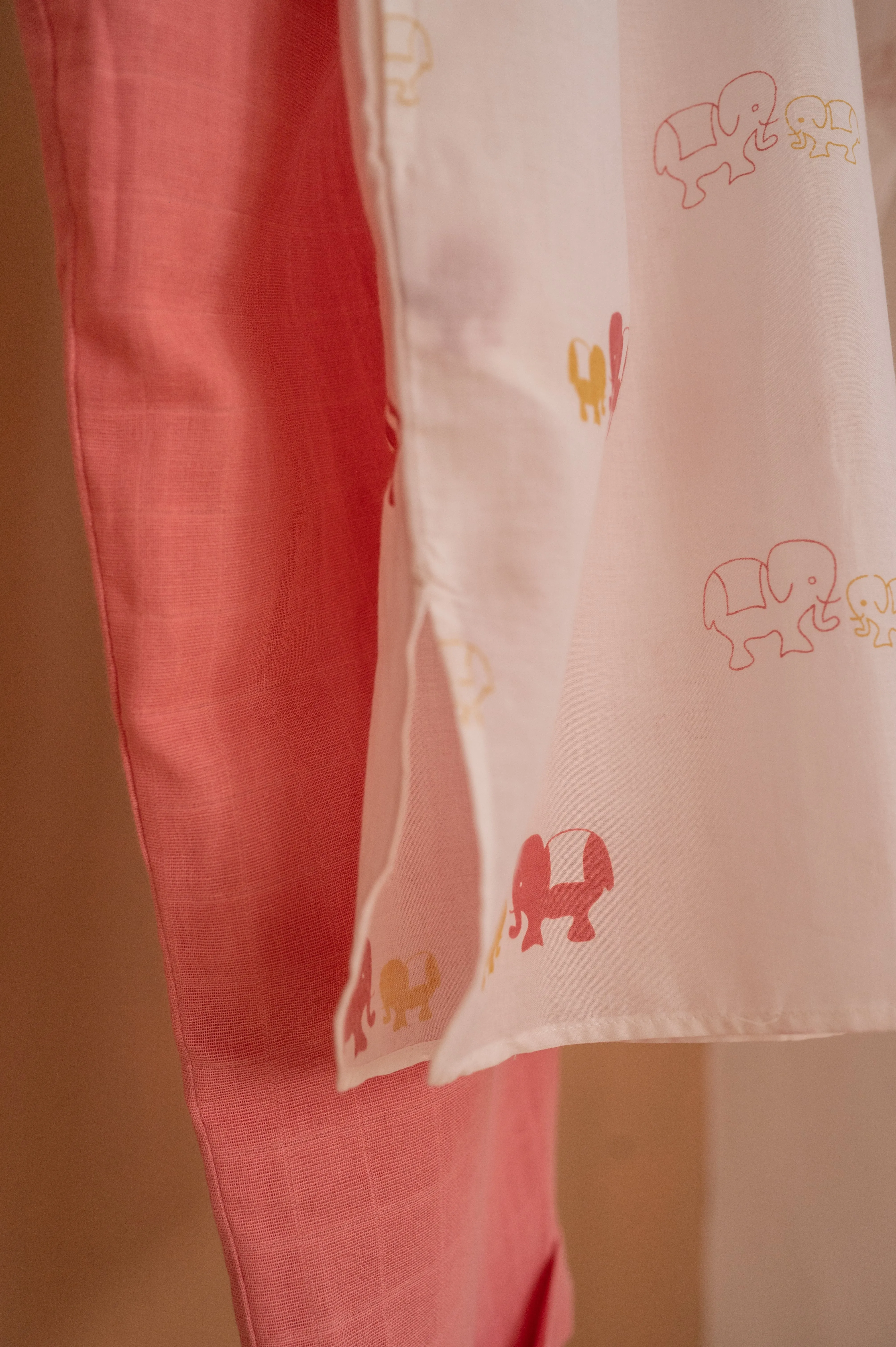 Men Kurta Pajama Set - Colours of the Earth - Elle Pink