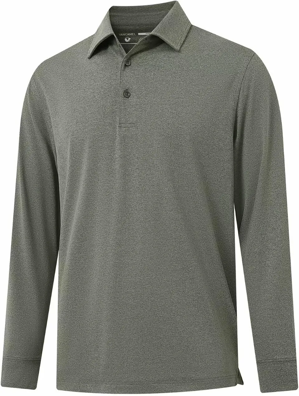 Mens Long Sleeve Classic Polo Shirts Casual Fashion Polo Shirts Office Work Golf Shirts for Men
