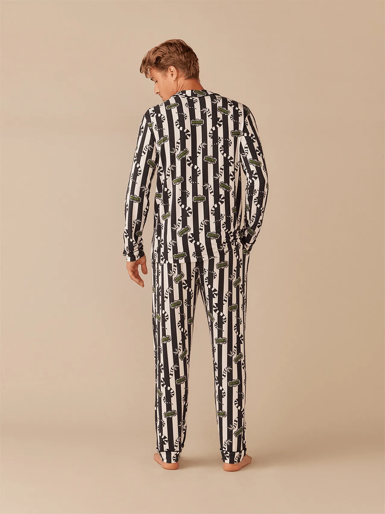 Men's Longsleeve Modal PJ Set | Beetlejuice