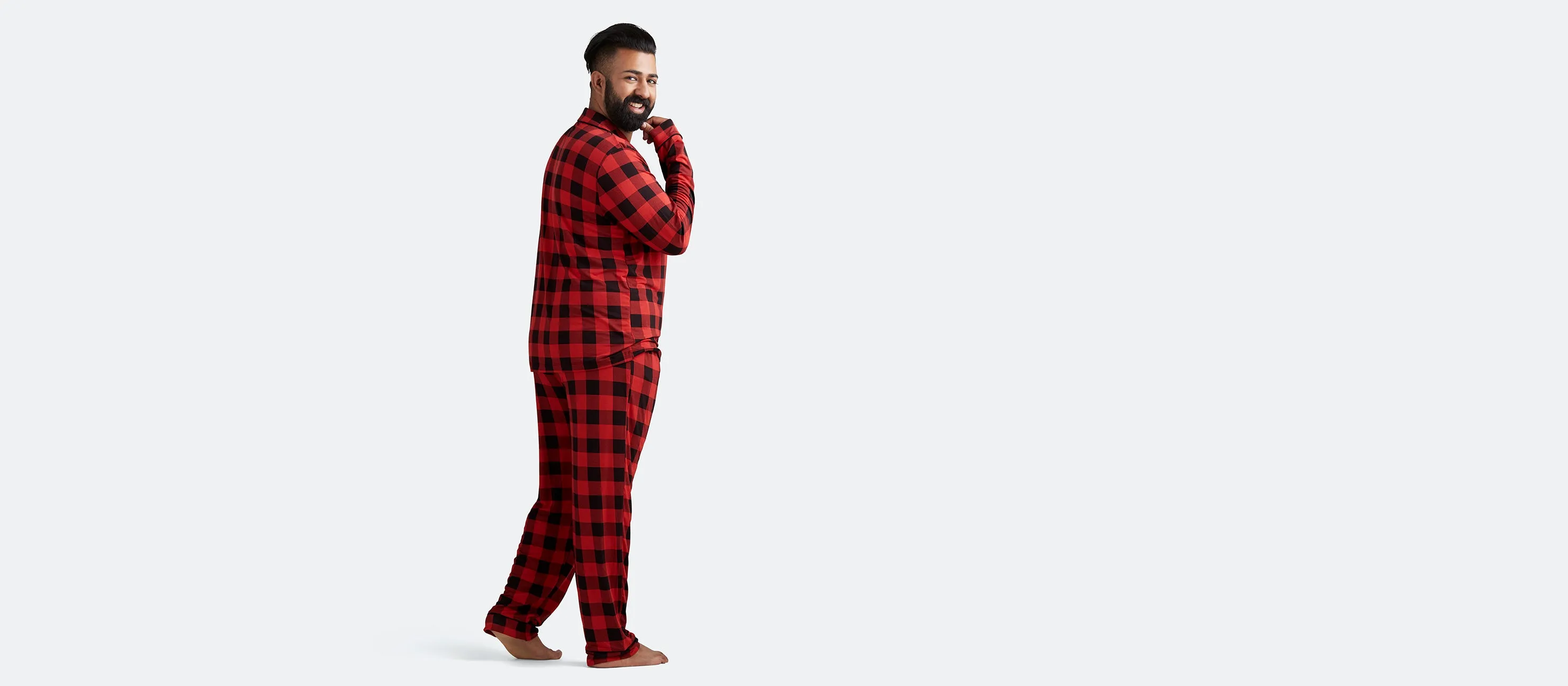 Men's Longsleeve Modal PJ Set | Buffalo Check