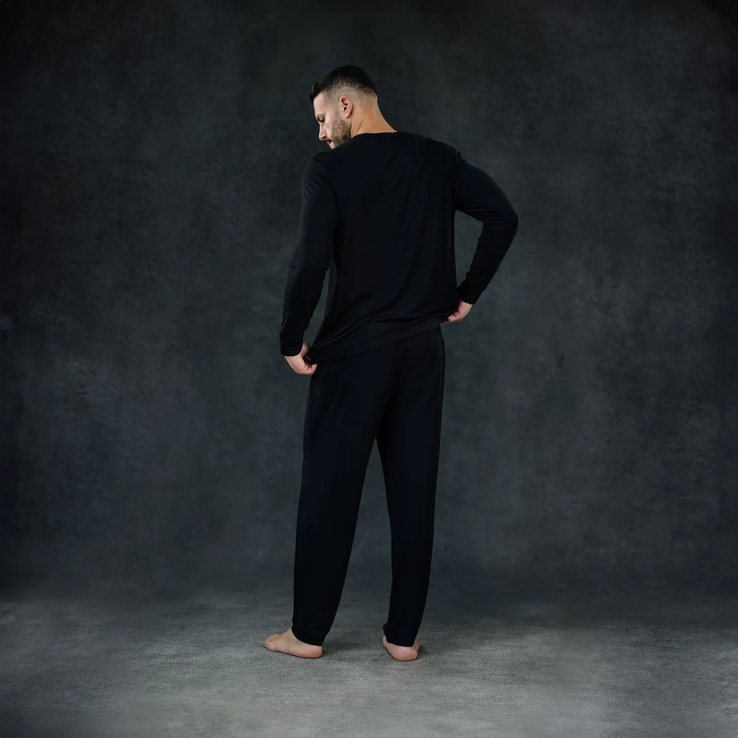 Men's Pajama Set - Pant   Shirt (Onyx)