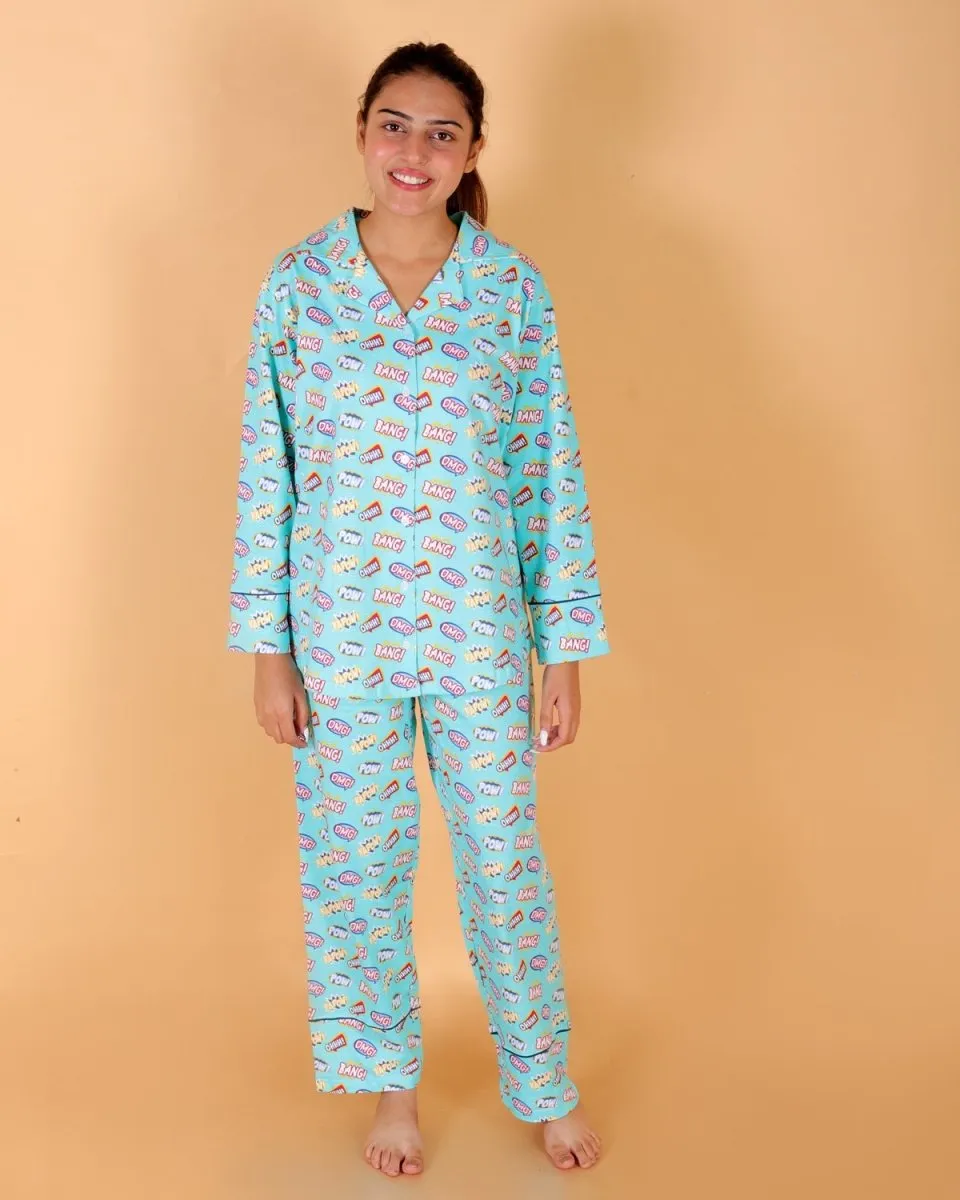 Mighty Fighter Womens Pajama Set