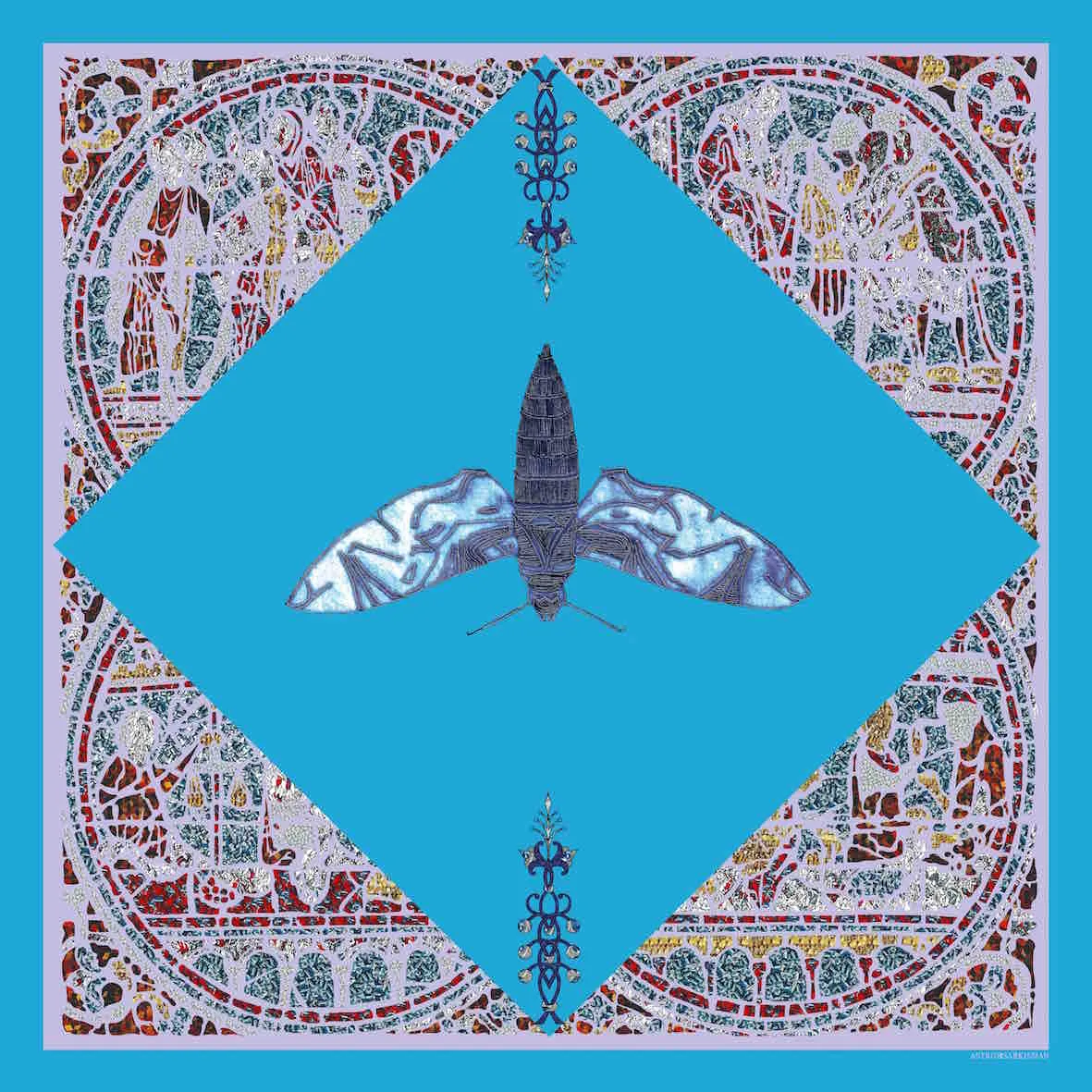 Mith Blue Azure Modal Scarf