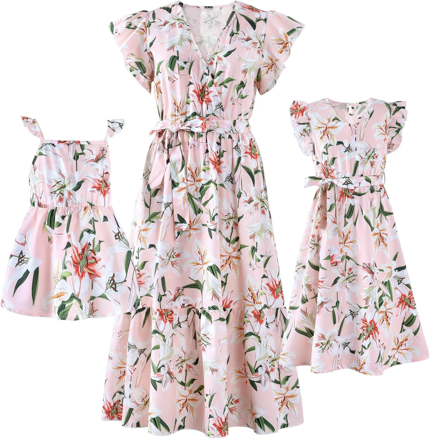 Mommy and Me Dresses - Family Matching Outfits for Women,Baby Girls - Great for Photos,Vacation and Mother's Day