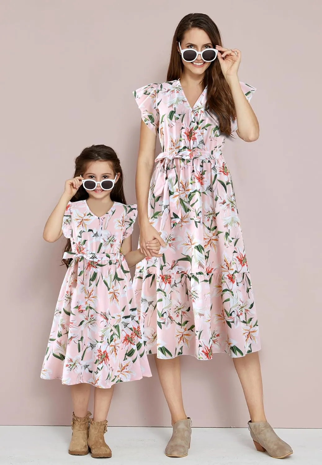 Mommy and Me Dresses - Family Matching Outfits for Women,Baby Girls - Great for Photos,Vacation and Mother's Day