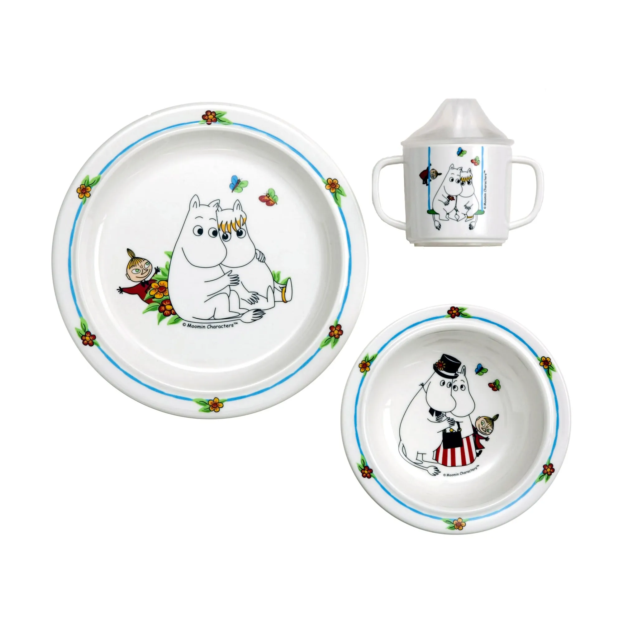 Moomin Melamine Gift Set - Colour