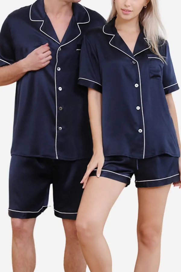 Mulberry Silk Couples Pajamas