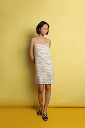 Mulberry Silk Nightdress - Kochi Blue
