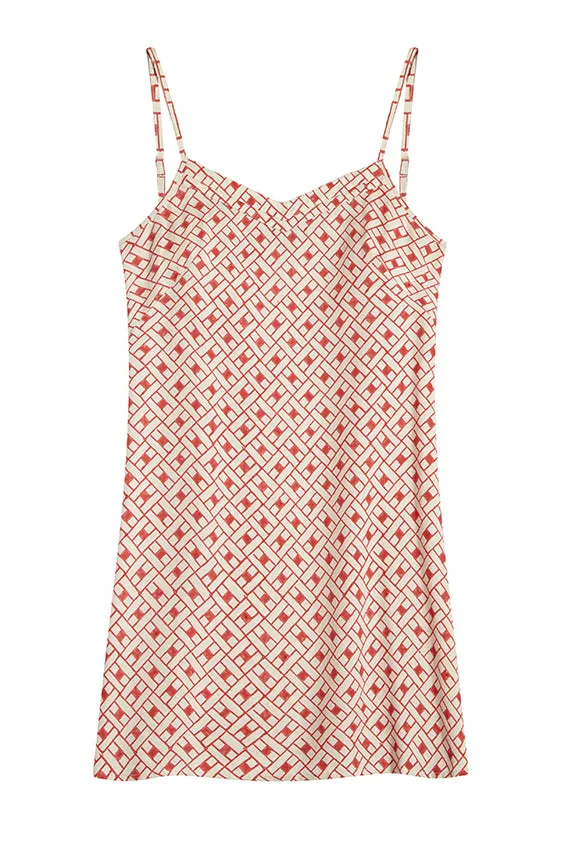 Mulberry Silk Nightdress - Leh Scarlet