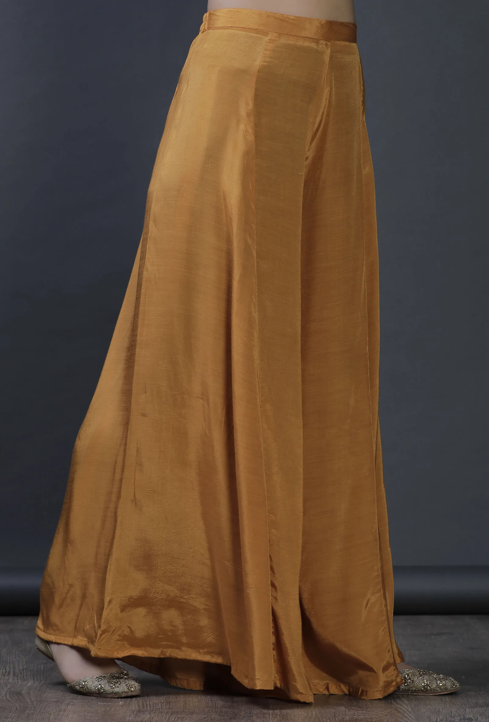 Mustard Yellow Modal Viscose Pallazo