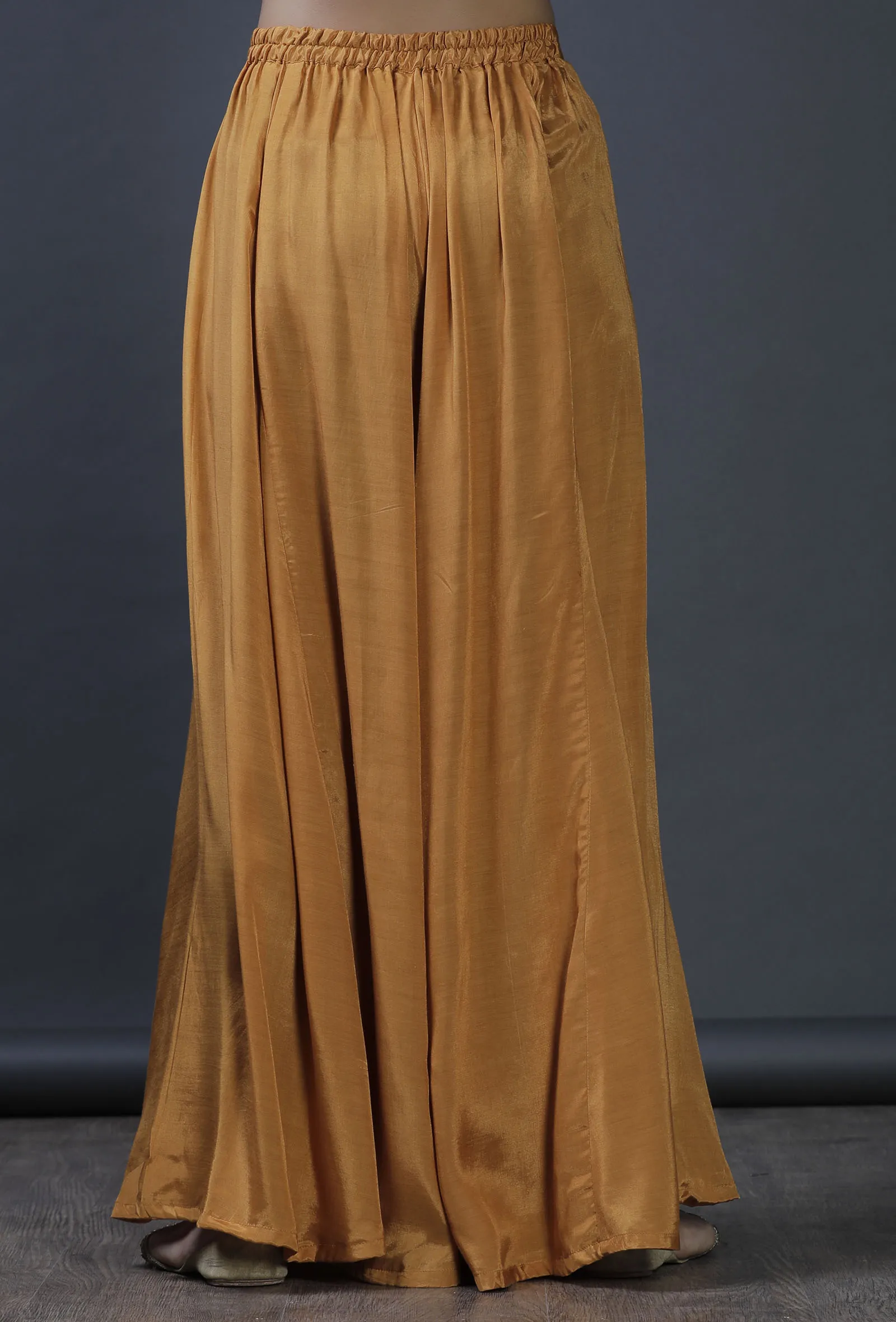 Mustard Yellow Modal Viscose Pallazo