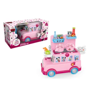 (Net) Disney's Mickey Mouse Dining Car School Bus Set - The Ultimate Adventure Playtime