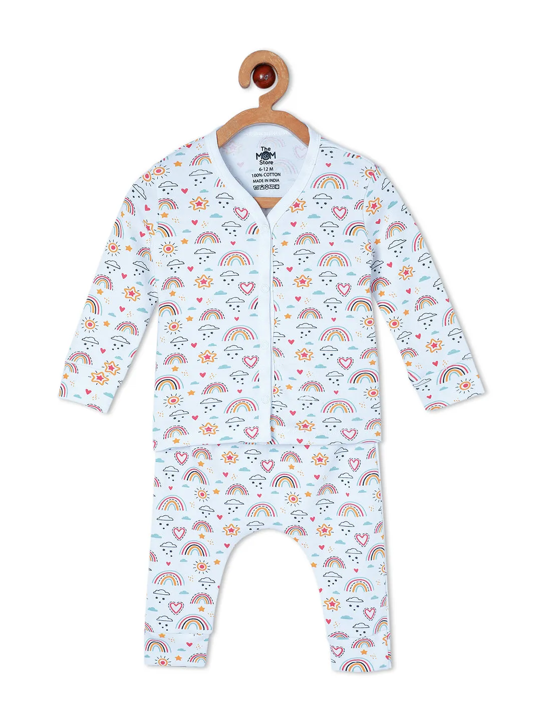 Newborn and Infant Pajama Set Combo of 3: Elephantastic-Mango Mia-Rainbow Land