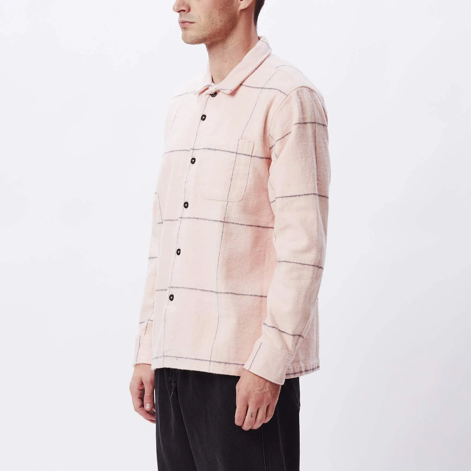 Obey Fiasco Flannel Shirt - Pink Multi