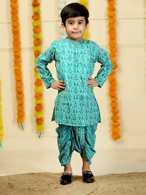 Oceanic Elegance Boys Dhoti Kurta Set