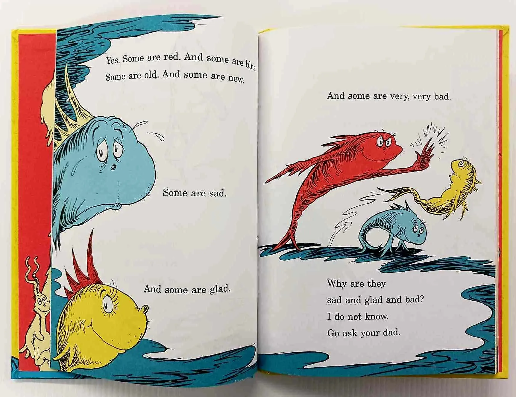 ONE FISH, TWO FISH, RED FISH, BLUE FISH - Dr. Seuss