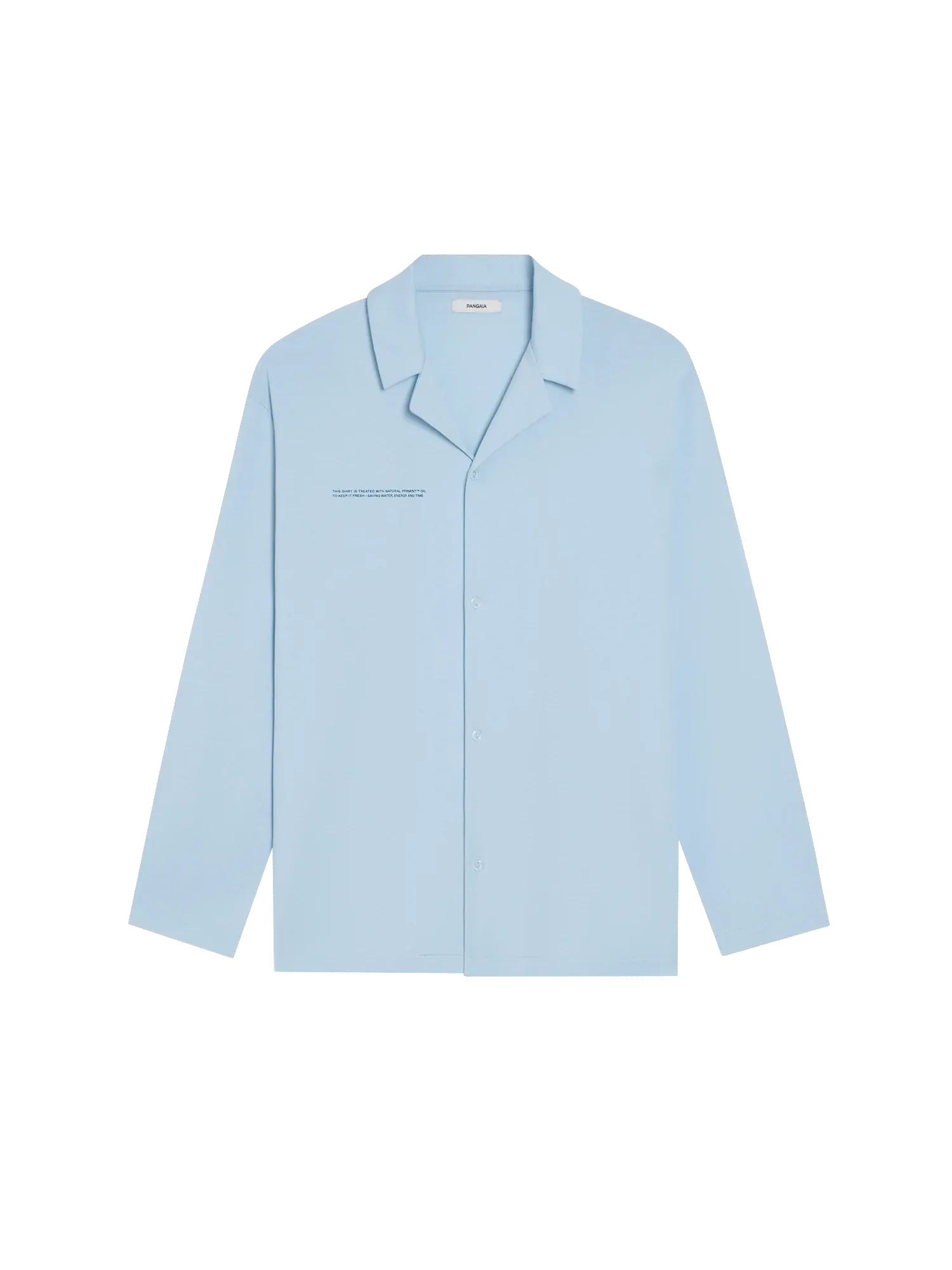 Organic Cotton Pajama Shirt—moonstone blue