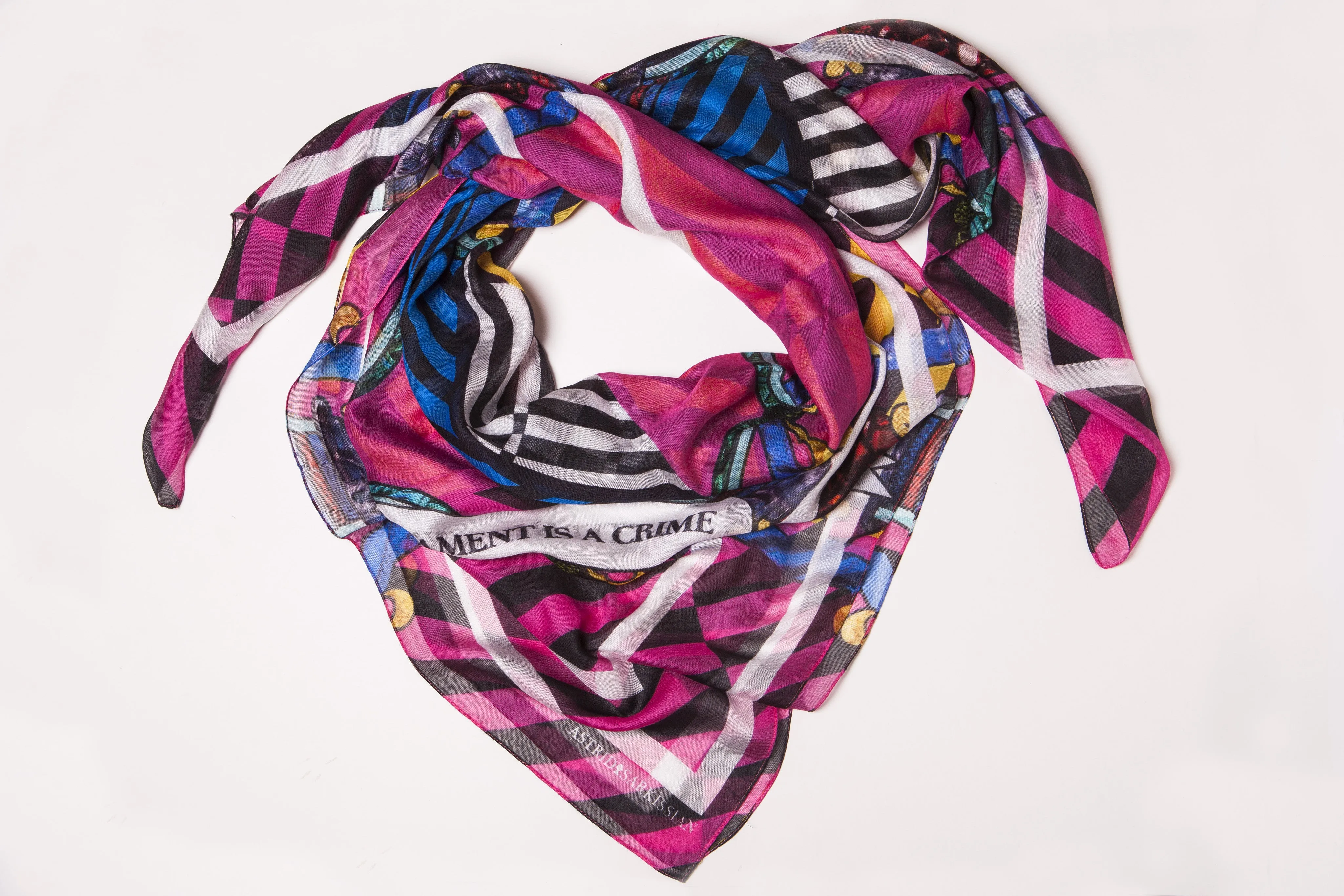Ornament Abstrait Modal Scarf