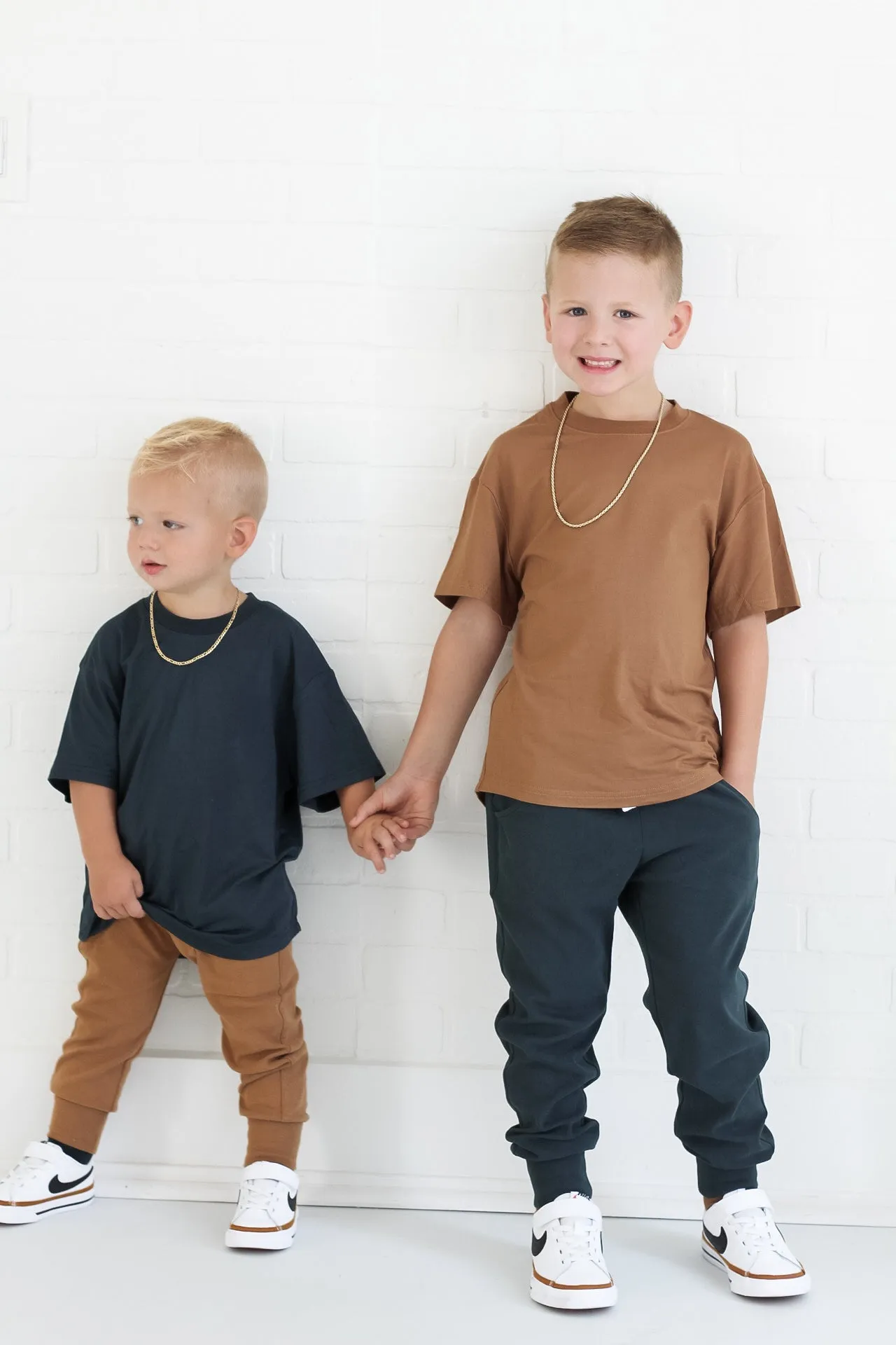 Oversized Bamboo Tee - Caramel