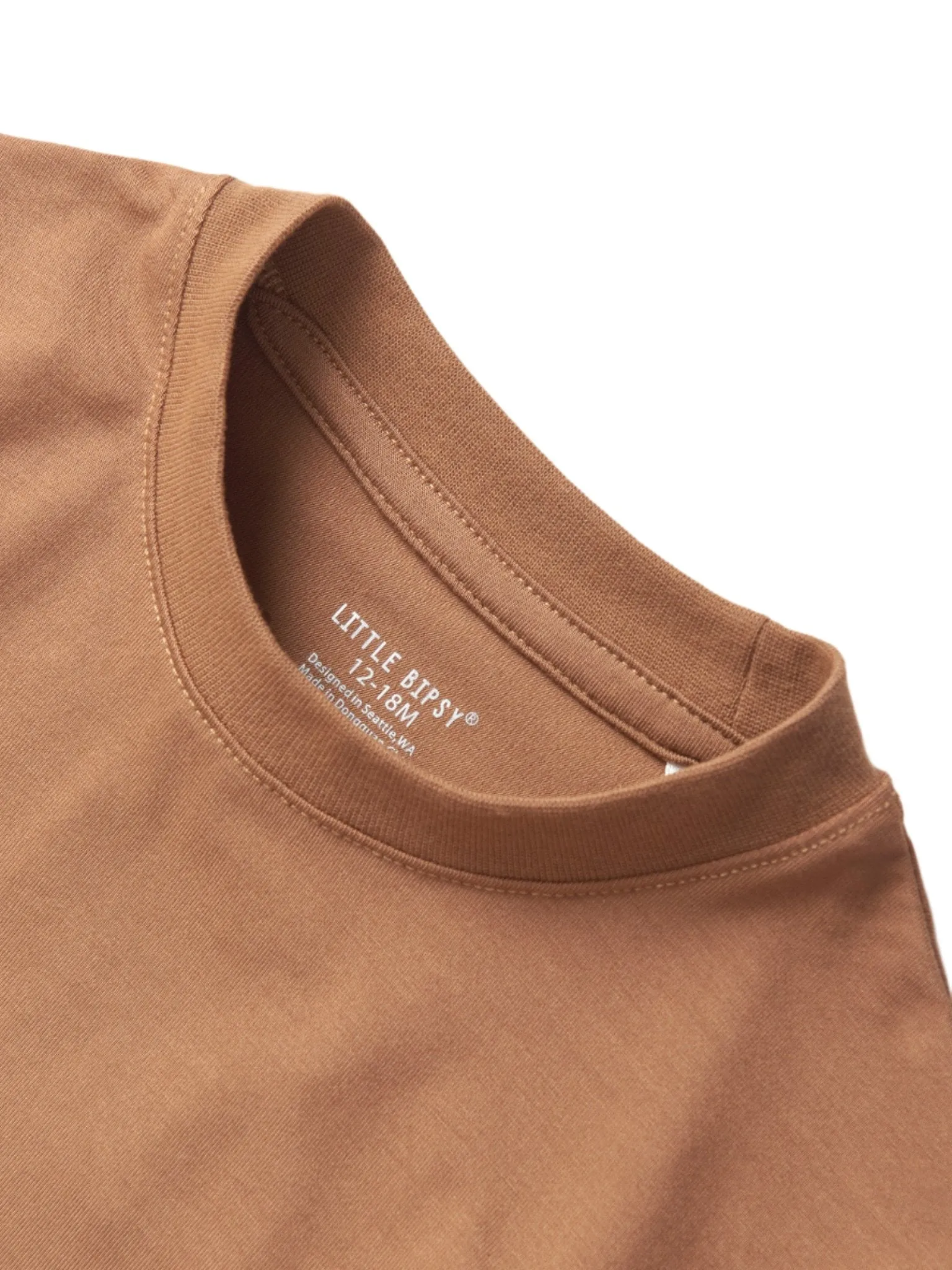 Oversized Bamboo Tee - Caramel
