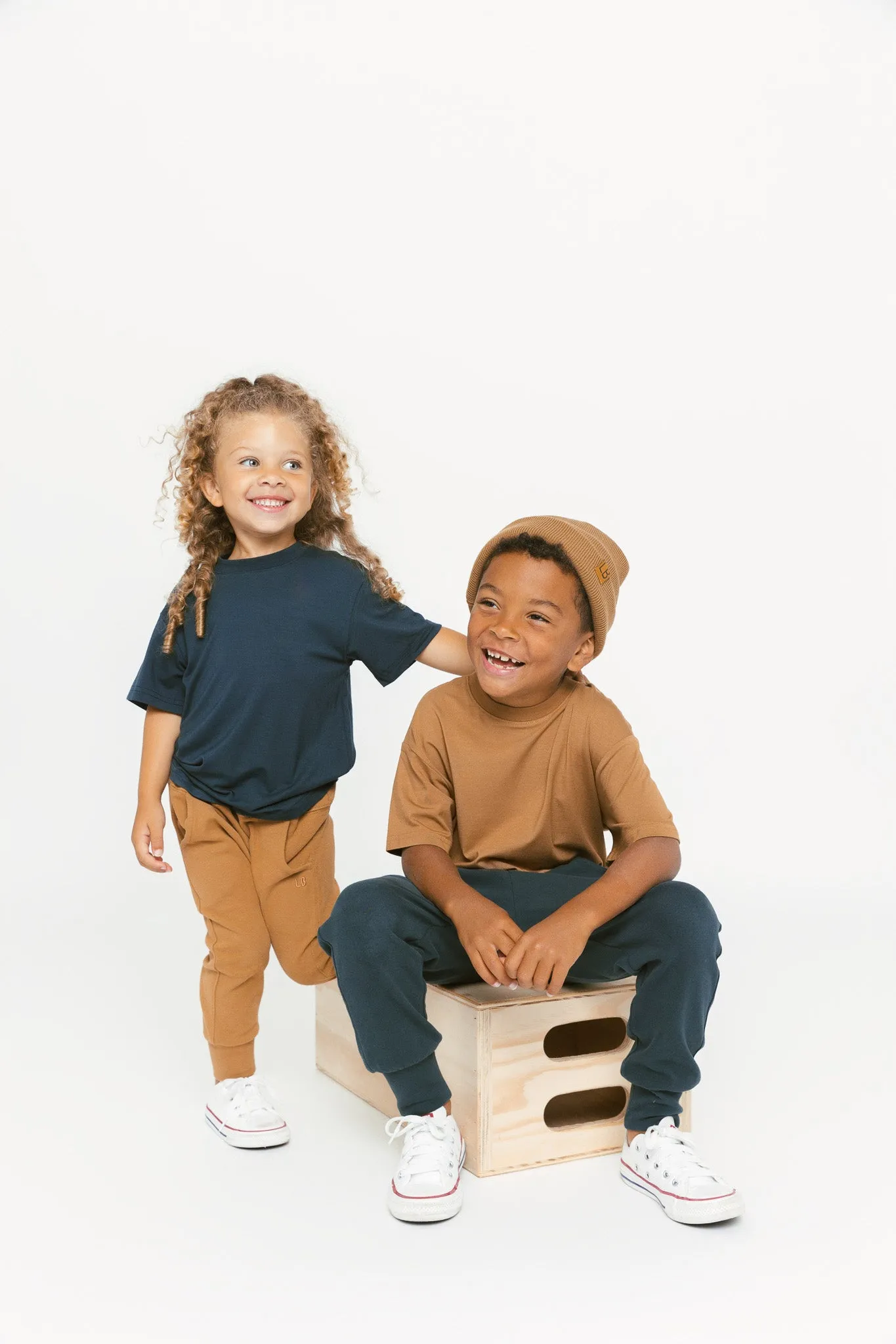 Oversized Bamboo Tee - Caramel