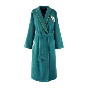 Panorama Shawl Collar Cotton Modal Women's Bathrobe by Yves Delorme