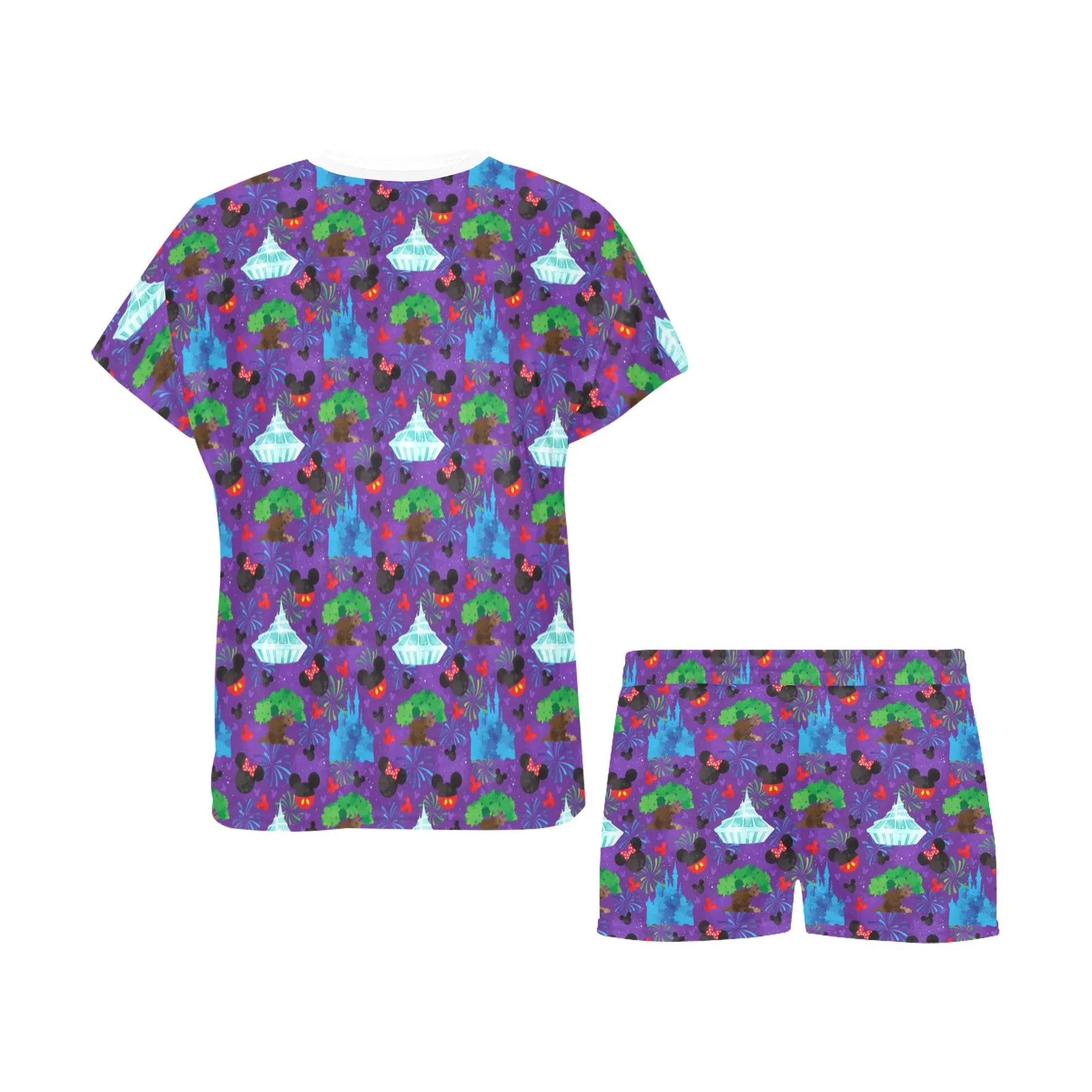 Park Hopper Fireworks Women's Short Pajama Set