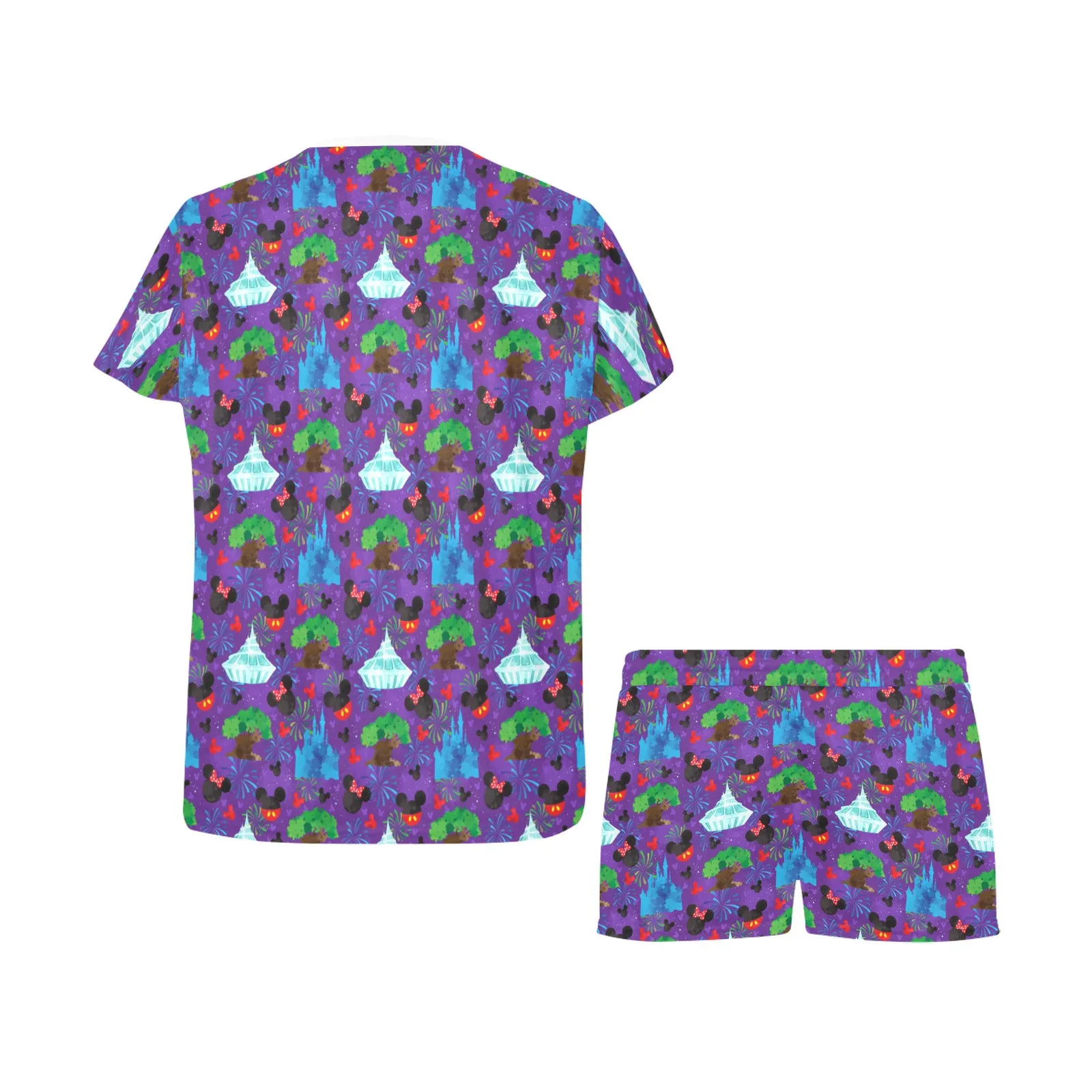 Park Hopper Fireworks Women's Short Pajama Set