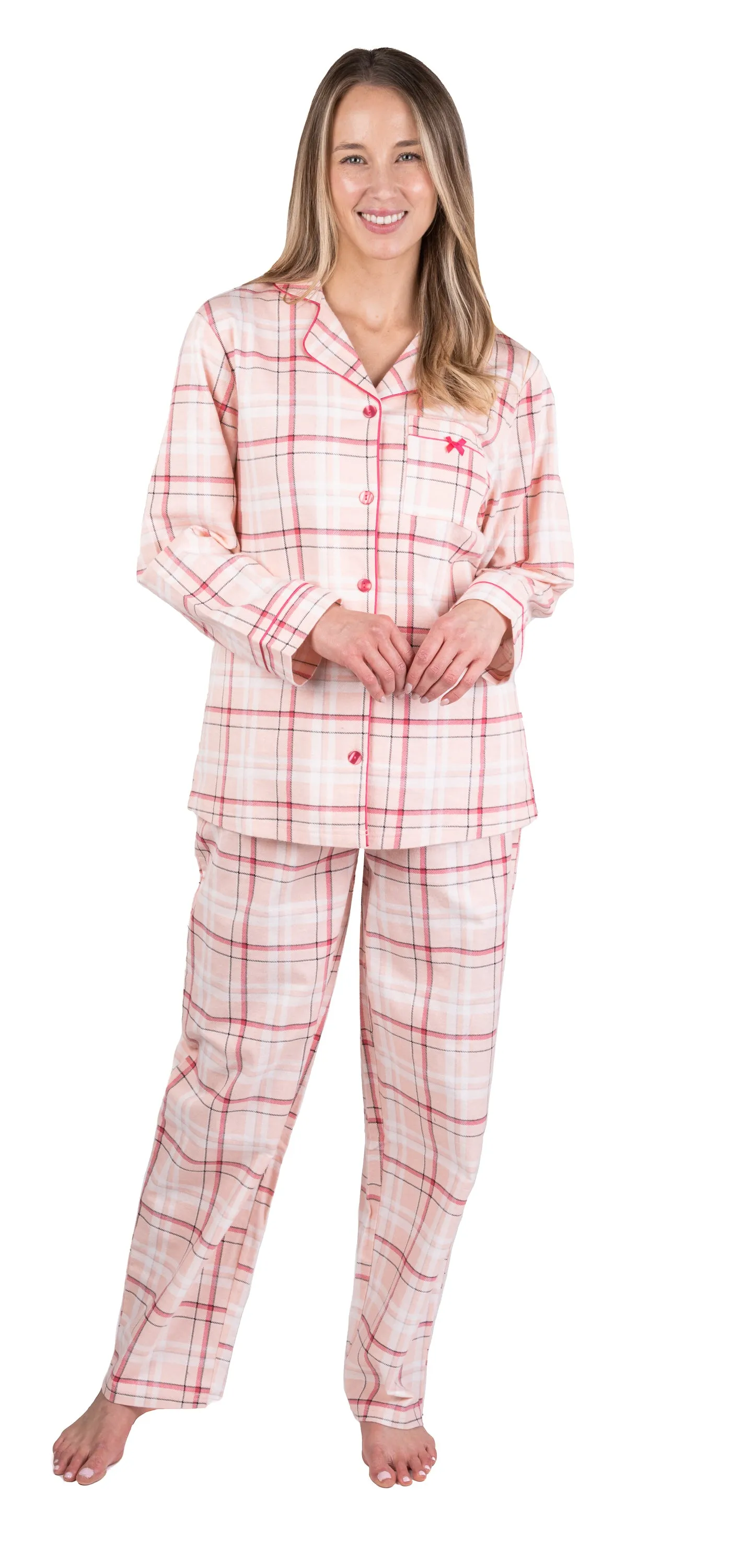 Patricia plaid flannel Pajama set