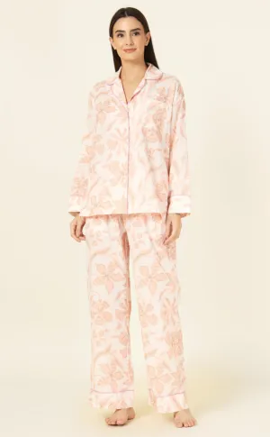 PJ PANT SET - TALIA ROSEWOOD